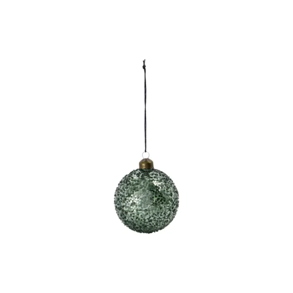 Green Glitter Bauble