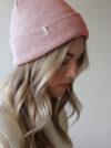 Knit Beanie - Blush - Image 4