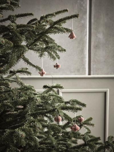 Paper Ornaments Set – Dusty Rose