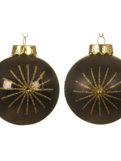 Shatterproof Glitter Snowflake Bauble