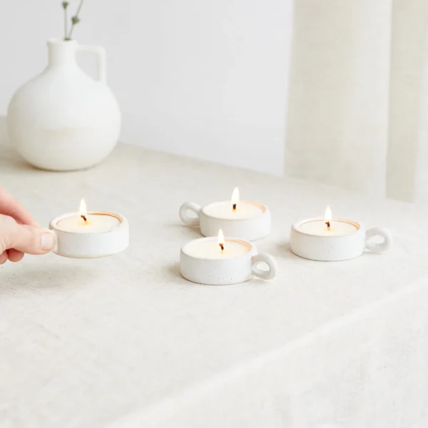 Scandi: Tea Lights (Box of 4) - Image 5