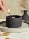 Graphite Candle - Activated Charcoal & Matcha - Image 2