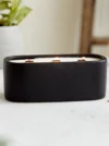 Black Baguette Candle - Activated Charcoal & Matcha - Image 3