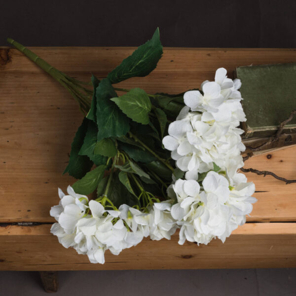 White Hydrangea Bouquet - Image 3