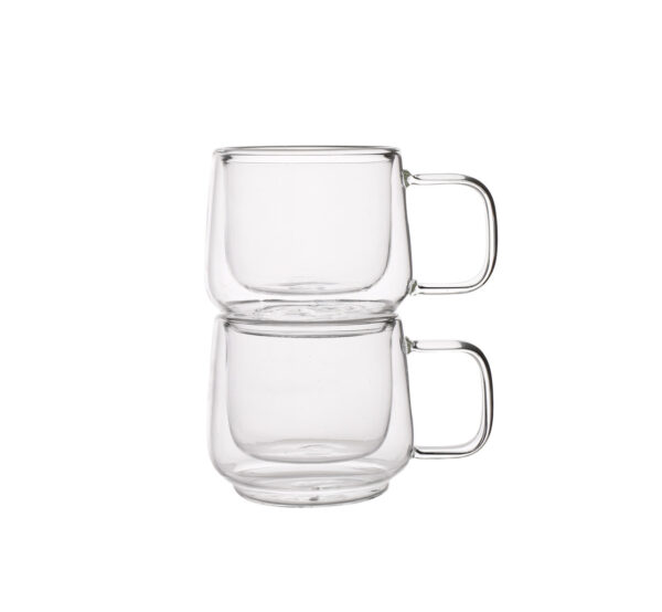 Double-Walled Espresso Glasses Set - Image 2