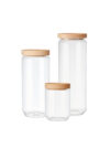 Storage Jars with Beechwood Lid