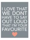 Mini Sign - I’m your favorite - Image 2