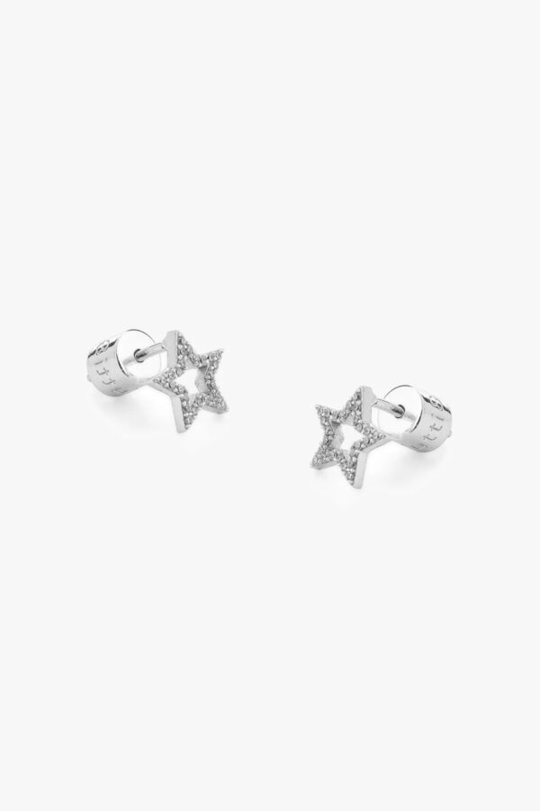 Pave Star Earrings - Image 2