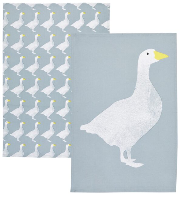 Set of 2 Goose Tea Towels