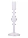 Tall Glass Dinner Candle Holder
