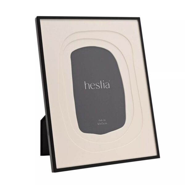 Black Photo Frame with Layered Mount