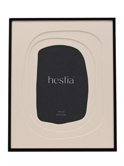 Black Photo Frame with Layered Mount