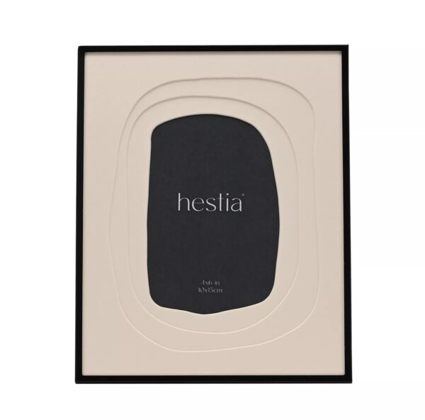 Black Photo Frame with Layered Mount - Image 2