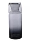 Grey Glass Lidded Carafe