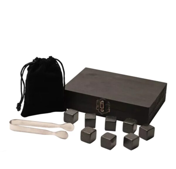 Whiskey Stone & Tong Set - Image 2