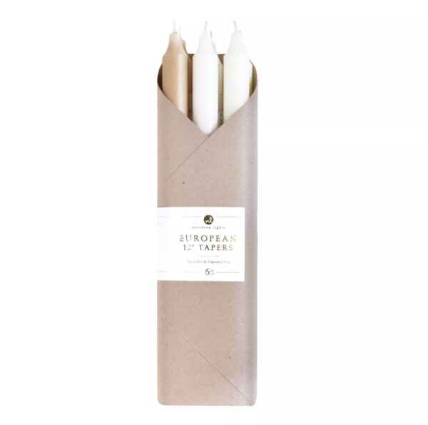 Set of 6 Taper Candle - Linen Closet