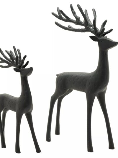 Black Deer Figures