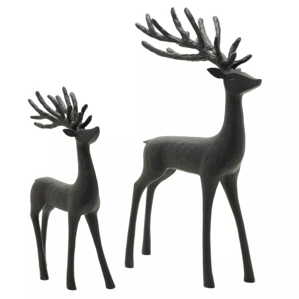 Black Deer Figures
