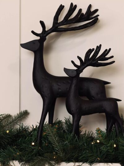 Black Deer Figures