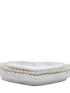 Beaded Heart Plate Set of 3