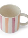 Pink and Red Stripe Mug - Image 2