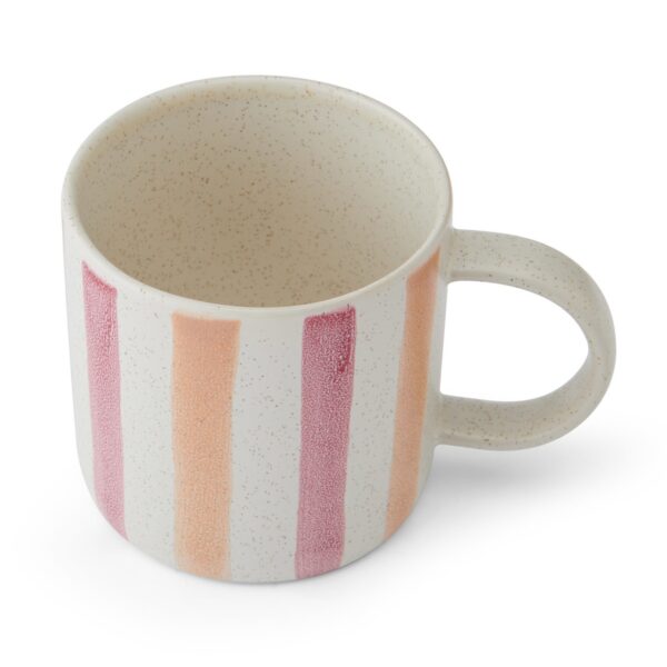 Pink and Red Stripe Mug - Image 2