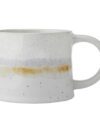 White Reactive Glaze Mug