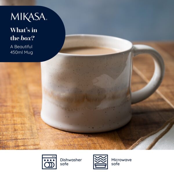 White Reactive Glaze Mug - Image 4