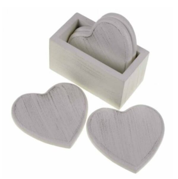 Wooden Heart Coasters