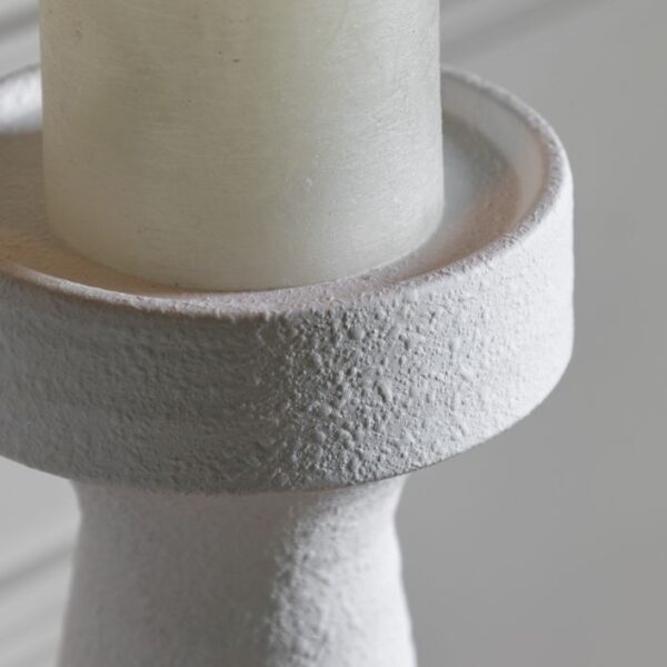 Luna Pillar Holder in White - Image 2