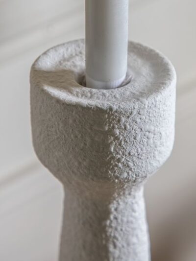 Luna Candlestick in White