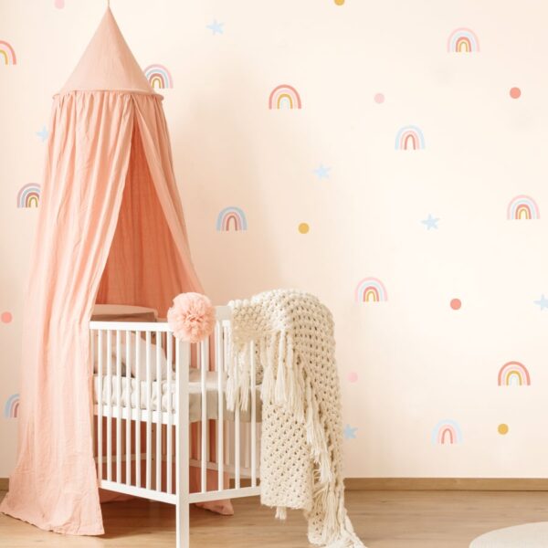 Rainbows and Stars Wall Stickers