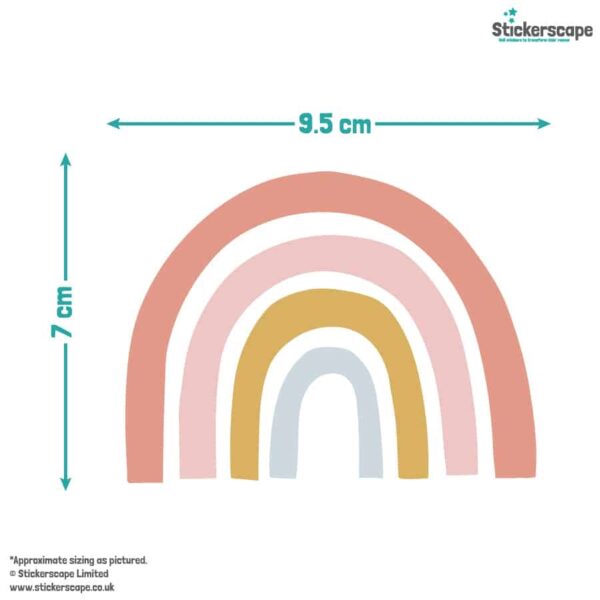 Rainbows and Stars Wall Stickers - Image 3