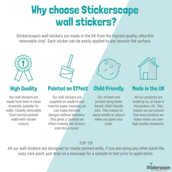 Rainbows and Stars Wall Stickers - Image 5