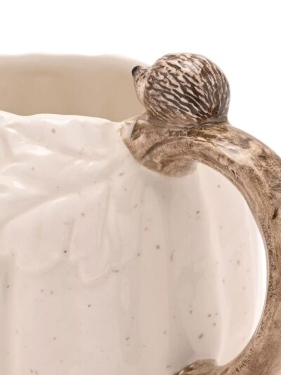 Pumpkin Mug with Hedgehog