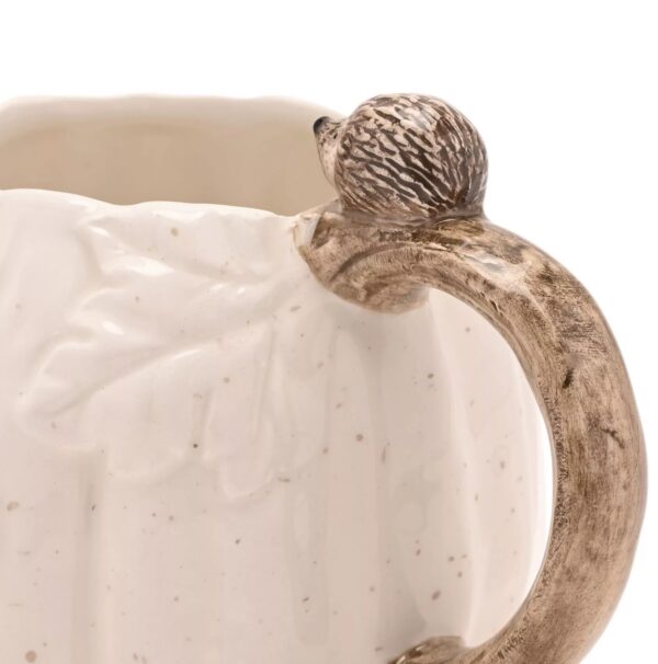 Pumpkin Mug with Hedgehog - Image 2