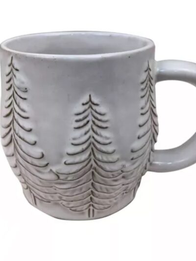 Frosted Pine Trees Mug