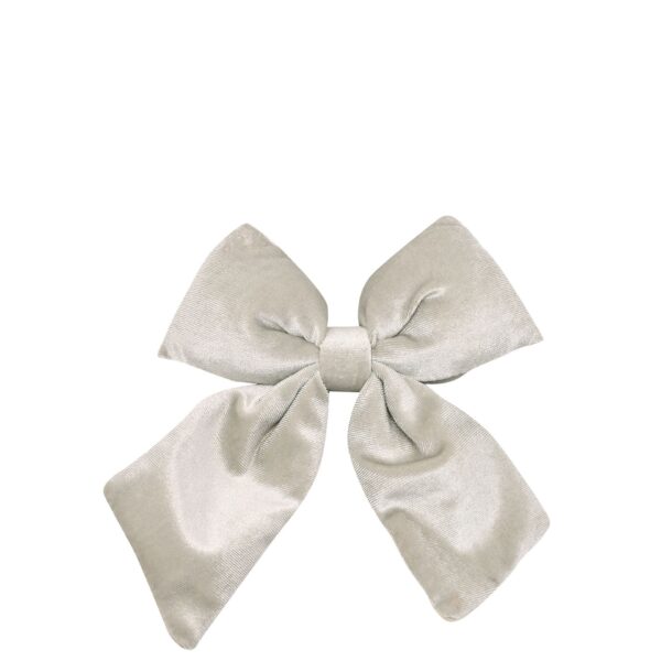 Sage Velvet Bow with Clip