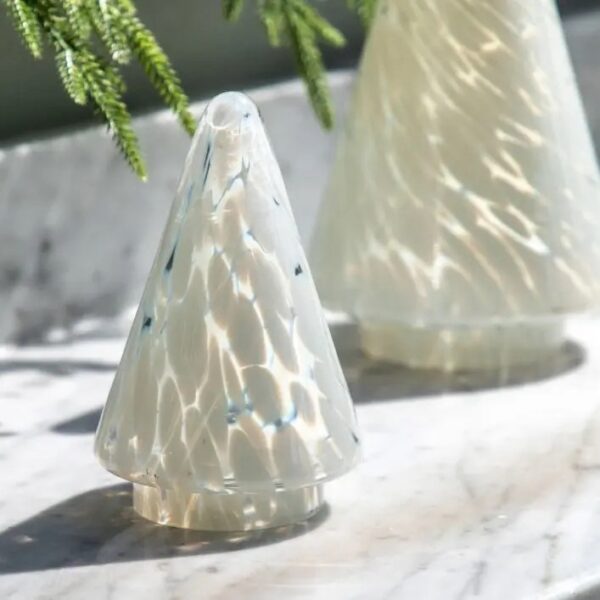 Confetti Glass Tree Decorations