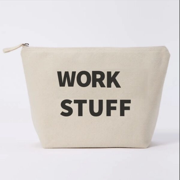 Large Natural Canvas Pouches - Image 3