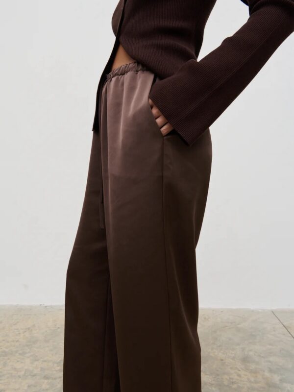 Breya Trouser in Brown - Image 4