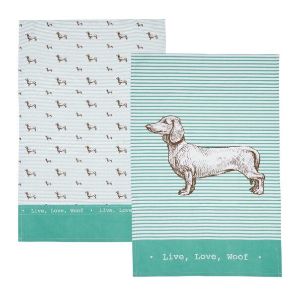 Dachshund Tea Towels