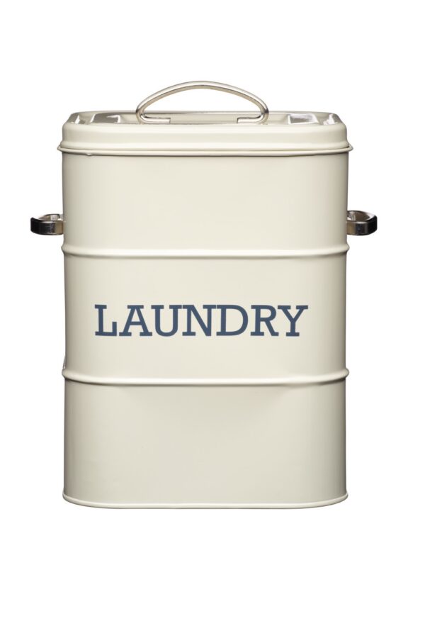 Antique Cream Laundry Tin