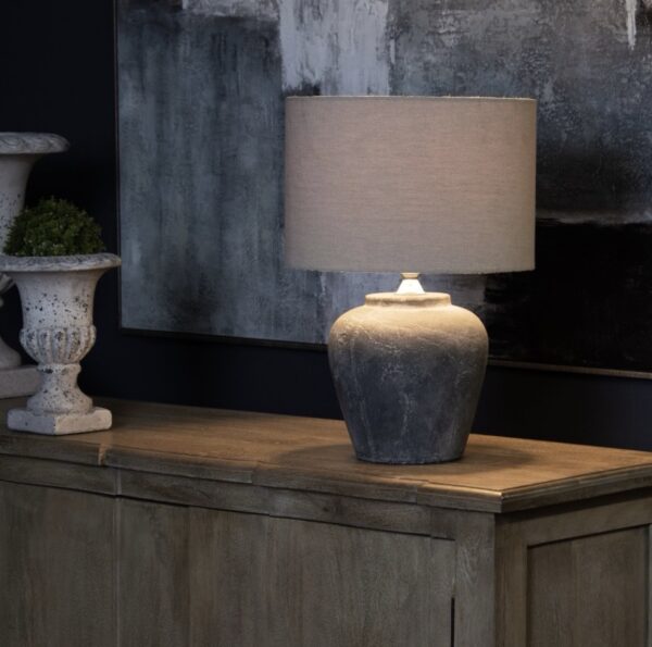 Amalfi Grey Table Lamp
