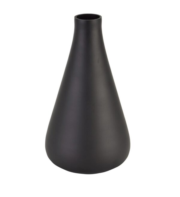 Black Tapered Glass Vases - Image 3