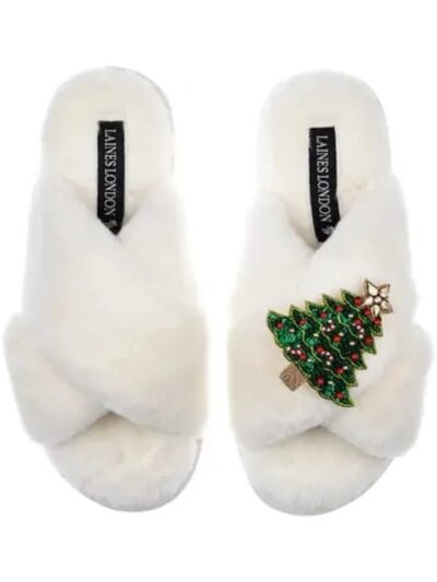 Christmas Tree Slippers