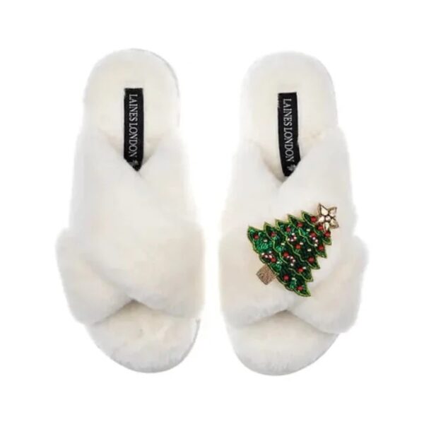 Christmas Tree Slippers
