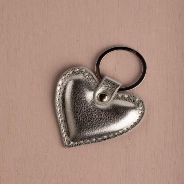 Silver Heart Keyring