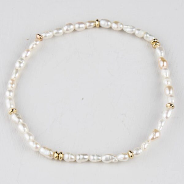 Nina Freshwater Pearl Gold Plated Bracelet