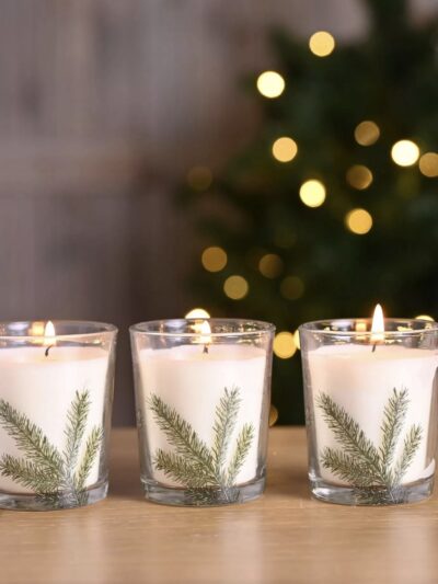 Pine Scented Candles Set